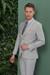 TK 872 Slim Fit Açık Gri Klasik Takım Elbise