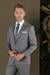 TK 877 Slim Fit Füme Klasik Takım Elbise