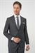 Tk 892 Slim Fit Düz Klasik Füme Takım Elbise 