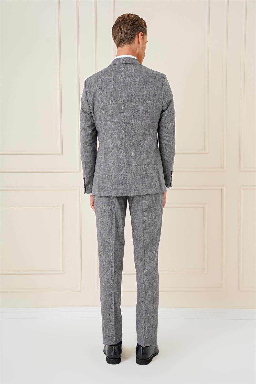TK 902 Slim Fit Lacivert Klasik Takım Elbise