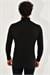 TR 813 Slim Fit Siyah Balıkçı Triko