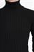 TR 813 Slim Fit Siyah Balıkçı Triko