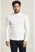 TR 825 Slim Fit Ekru Spor Triko
