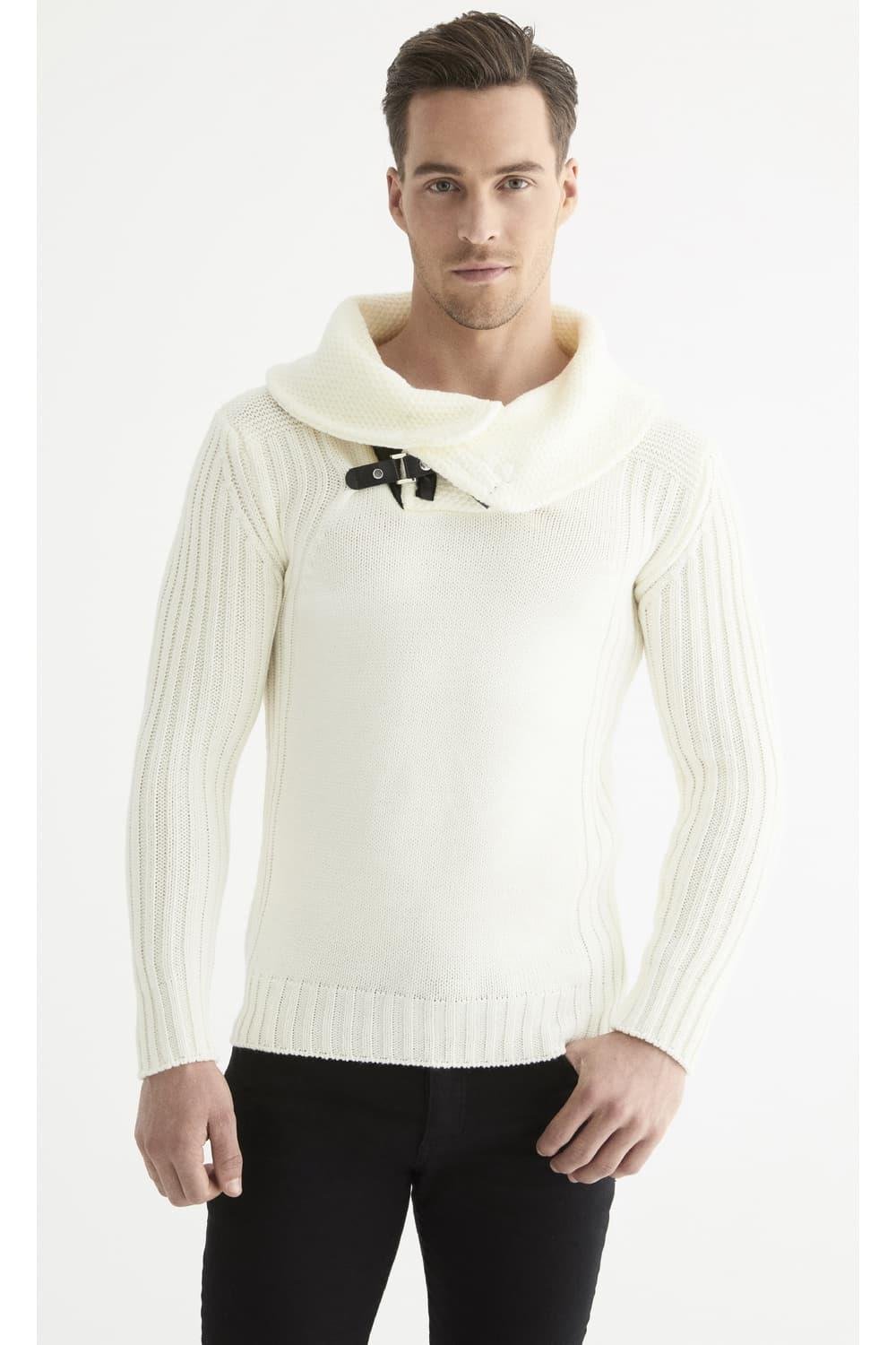 TR 828 Slim Fit Ekru Spor Triko