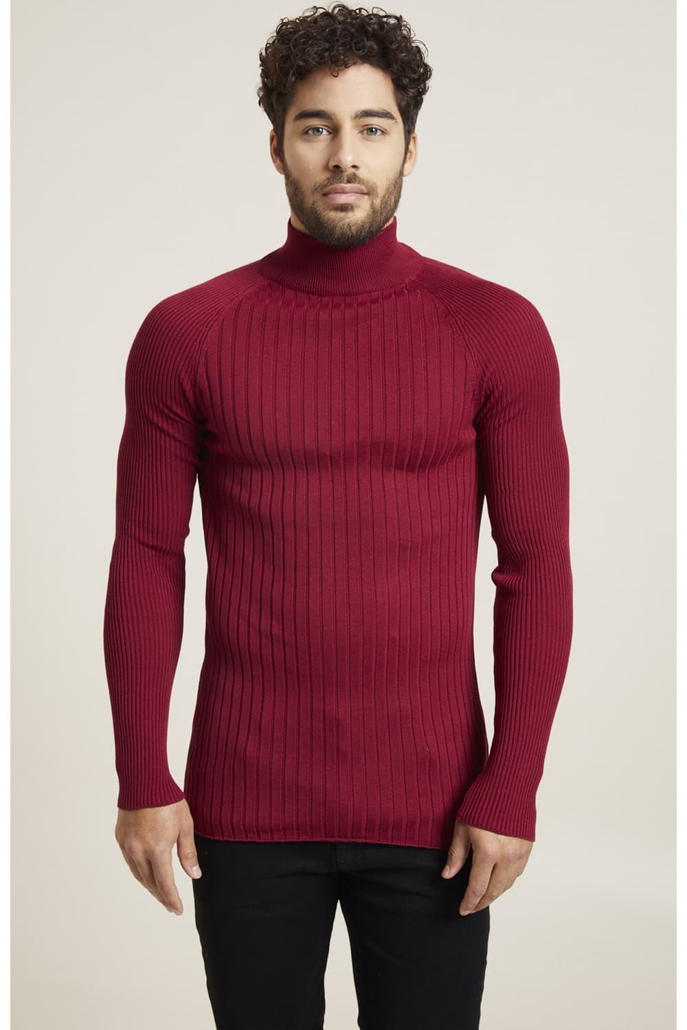 TR 833 Bordo Balıkçı Triko