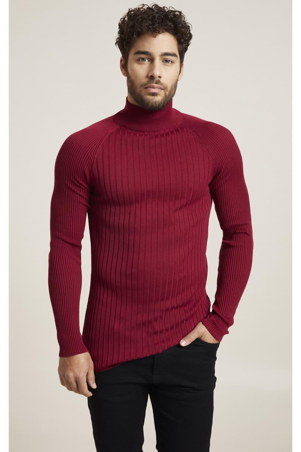 TR 833 Bordo Balıkçı Triko