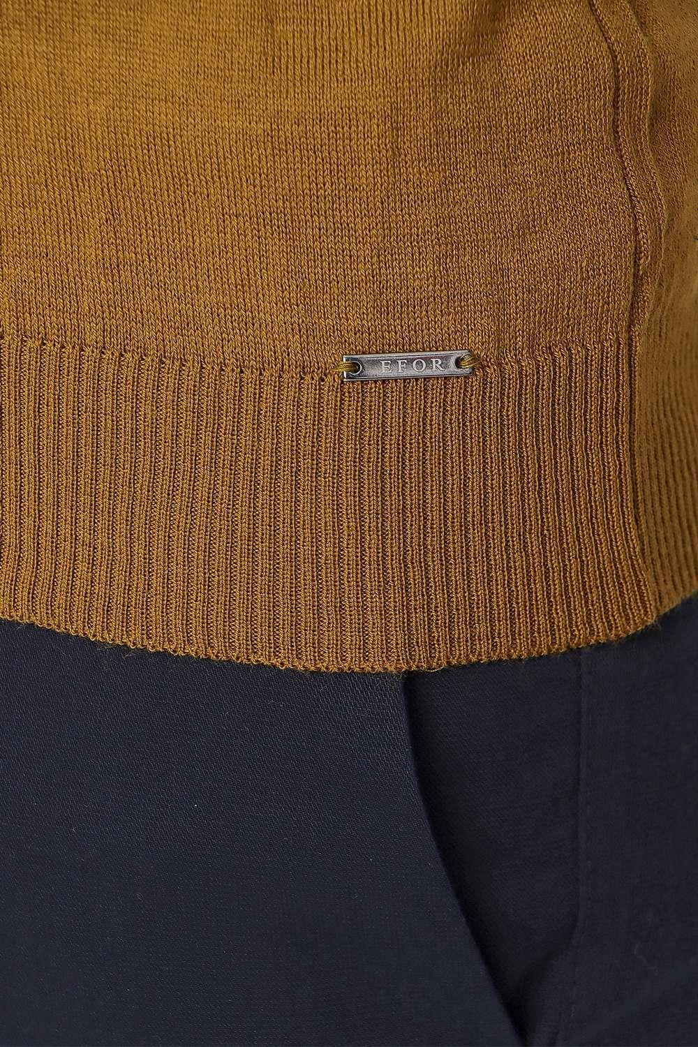 TR 840 Slim Fit Tütün Klasik Triko