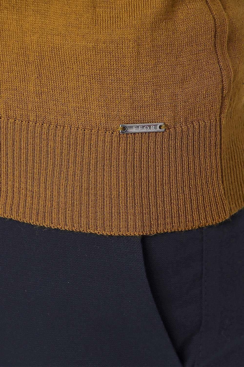 TR 840 Slim Fit Tütün Klasik Triko