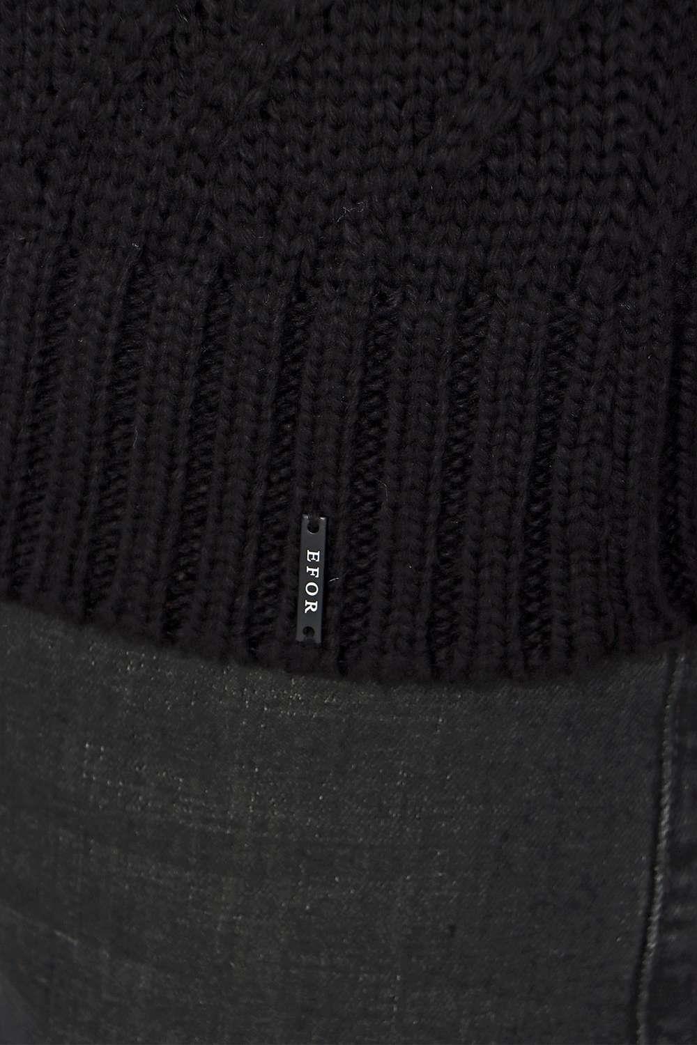 TR 844 Slim Fit Siyah Klasik Triko