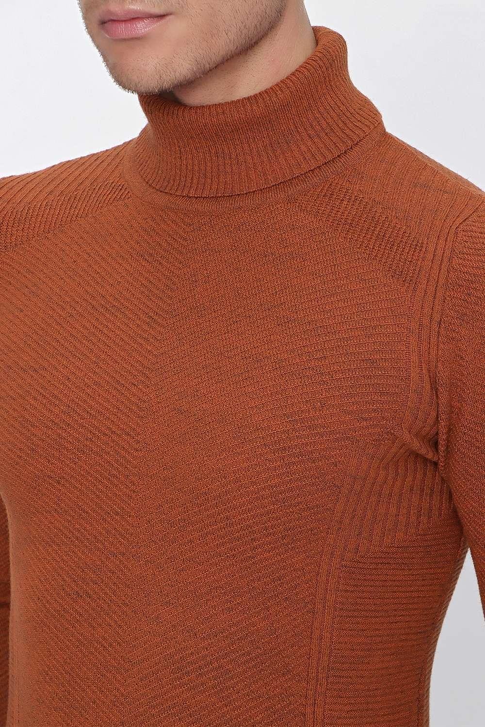 TR 847 Slim Fit Kiremit Klasik Triko