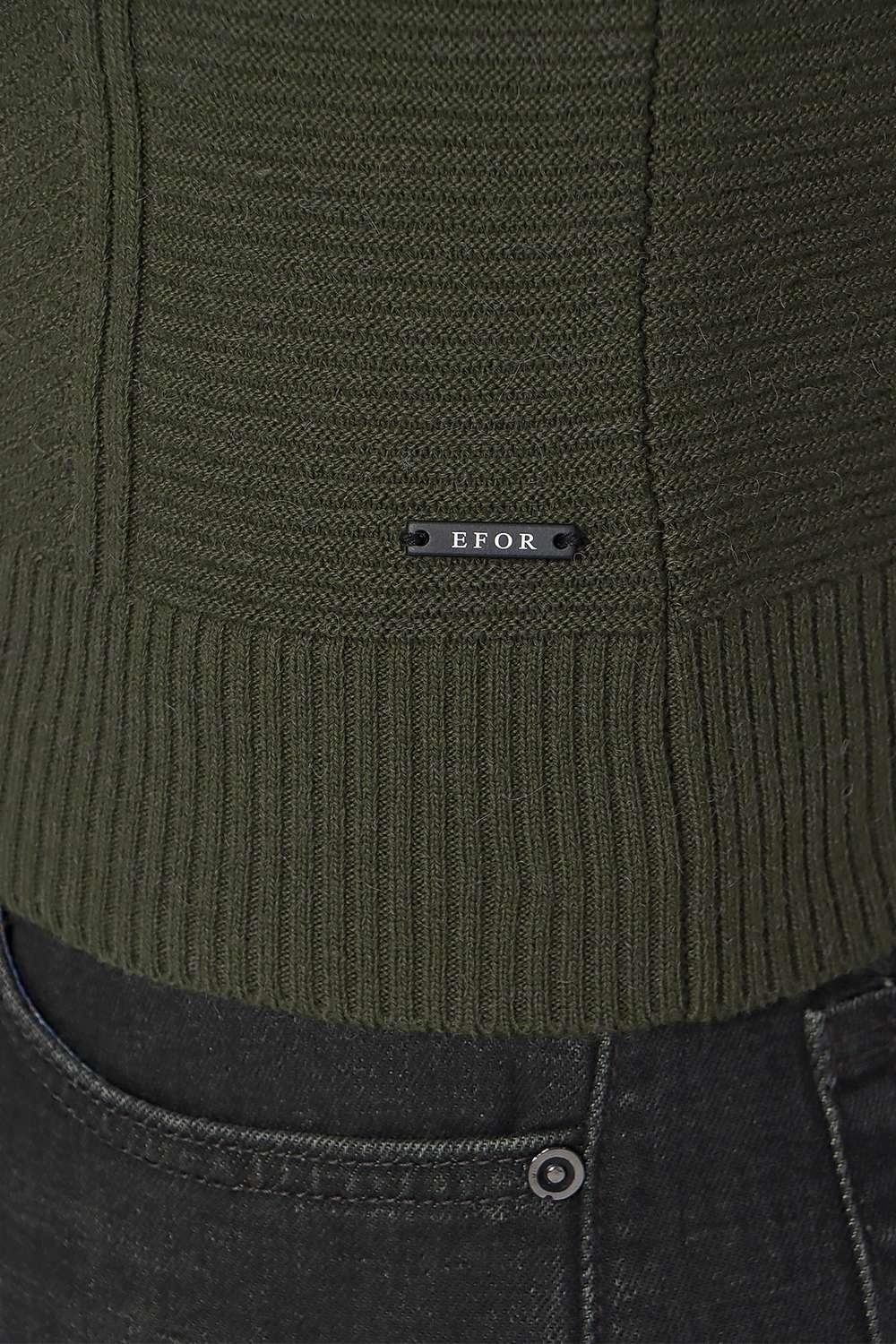 TR 847 Slim Fit Yeşil Klasik Triko