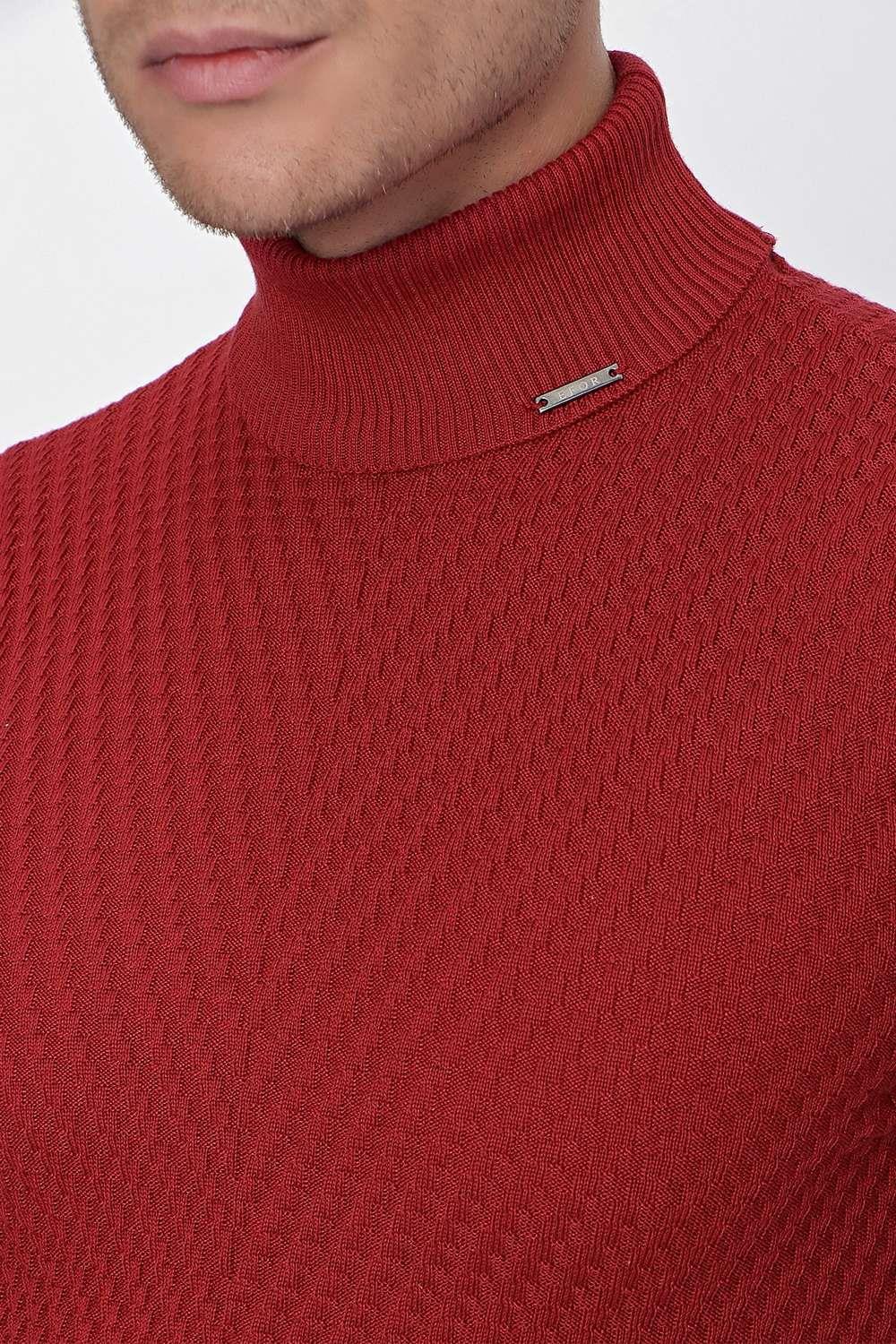 TR 848 Slim Fit Bordo Klasik Triko
