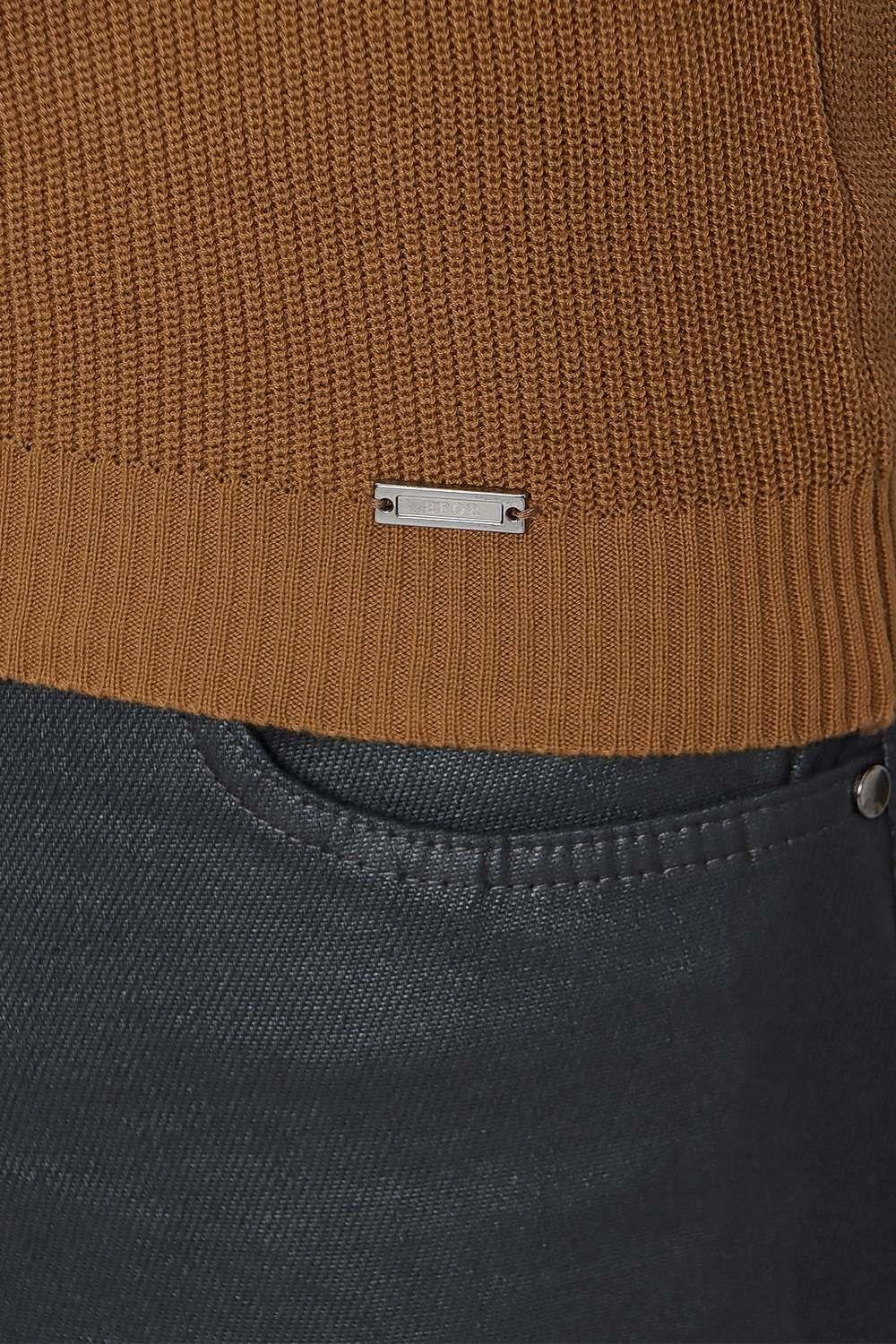 TR 849 Slim Fit Taba Klasik Triko