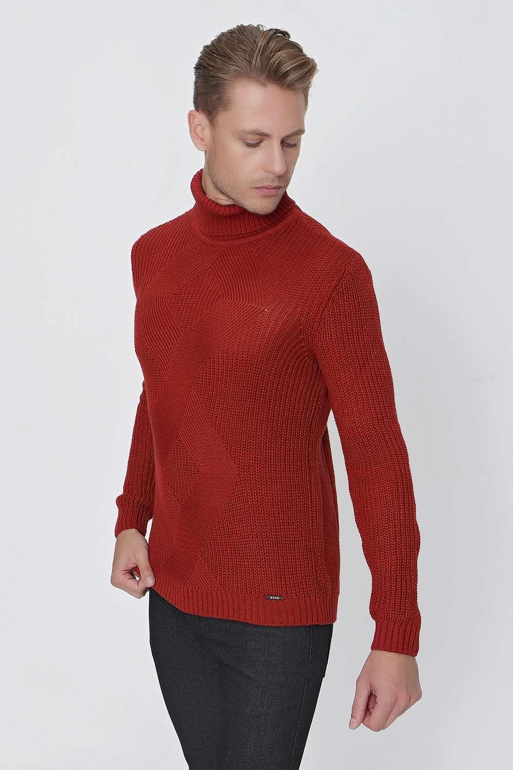 TR 850 Slim Fit Bordo Klasik Triko