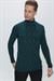 TR 852 Slim Fit Zümrüt Yeşil Klasik Triko