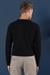 TR 858 Slim Fit Siyah Klasik Triko