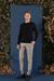 TR 858 Slim Fit Siyah Klasik Triko