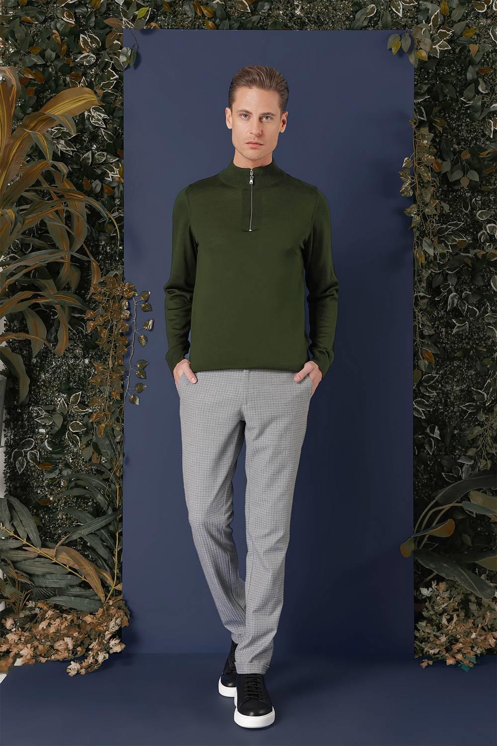 TR 861 Slim Fit Nefti Klasik Triko