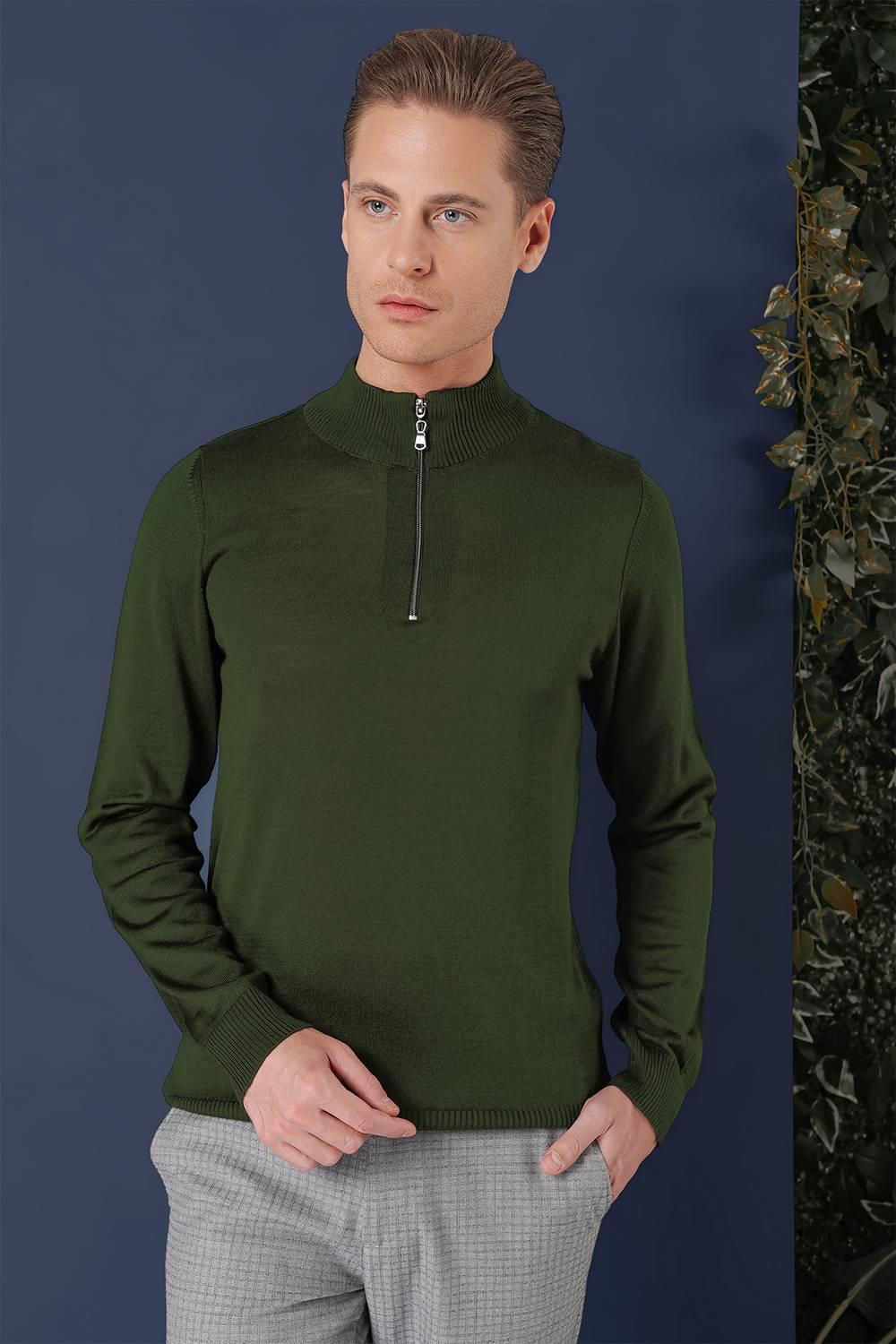 TR 861 Slim Fit Nefti Klasik Triko