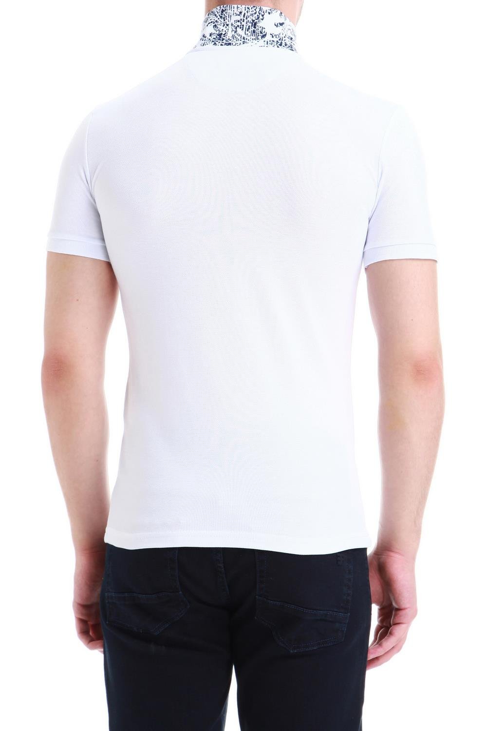 TS 771 Slim Fit Beyaz Spor T-Shirt
