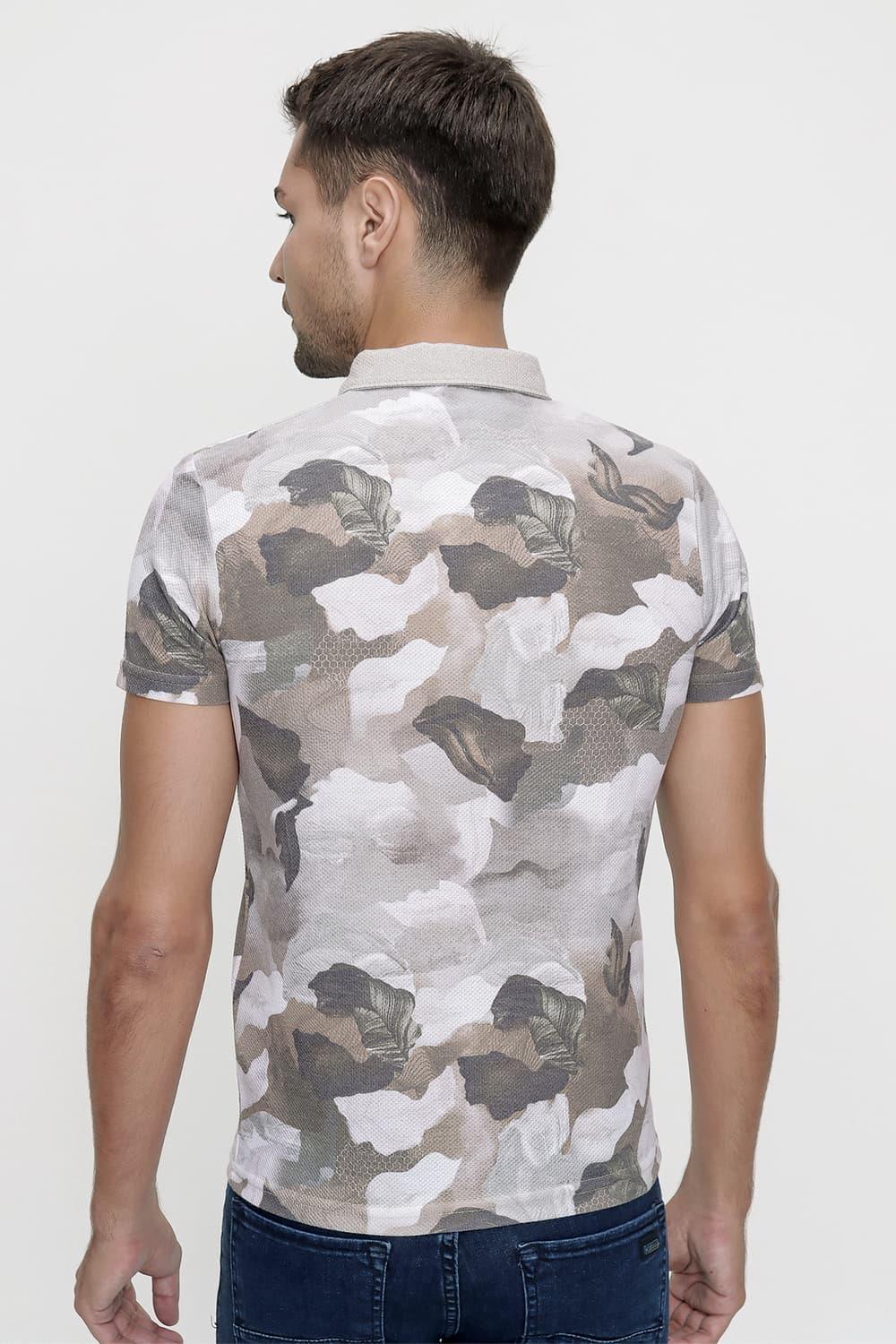 TS 804 Slim Fit Kahve Spor T-Shirt