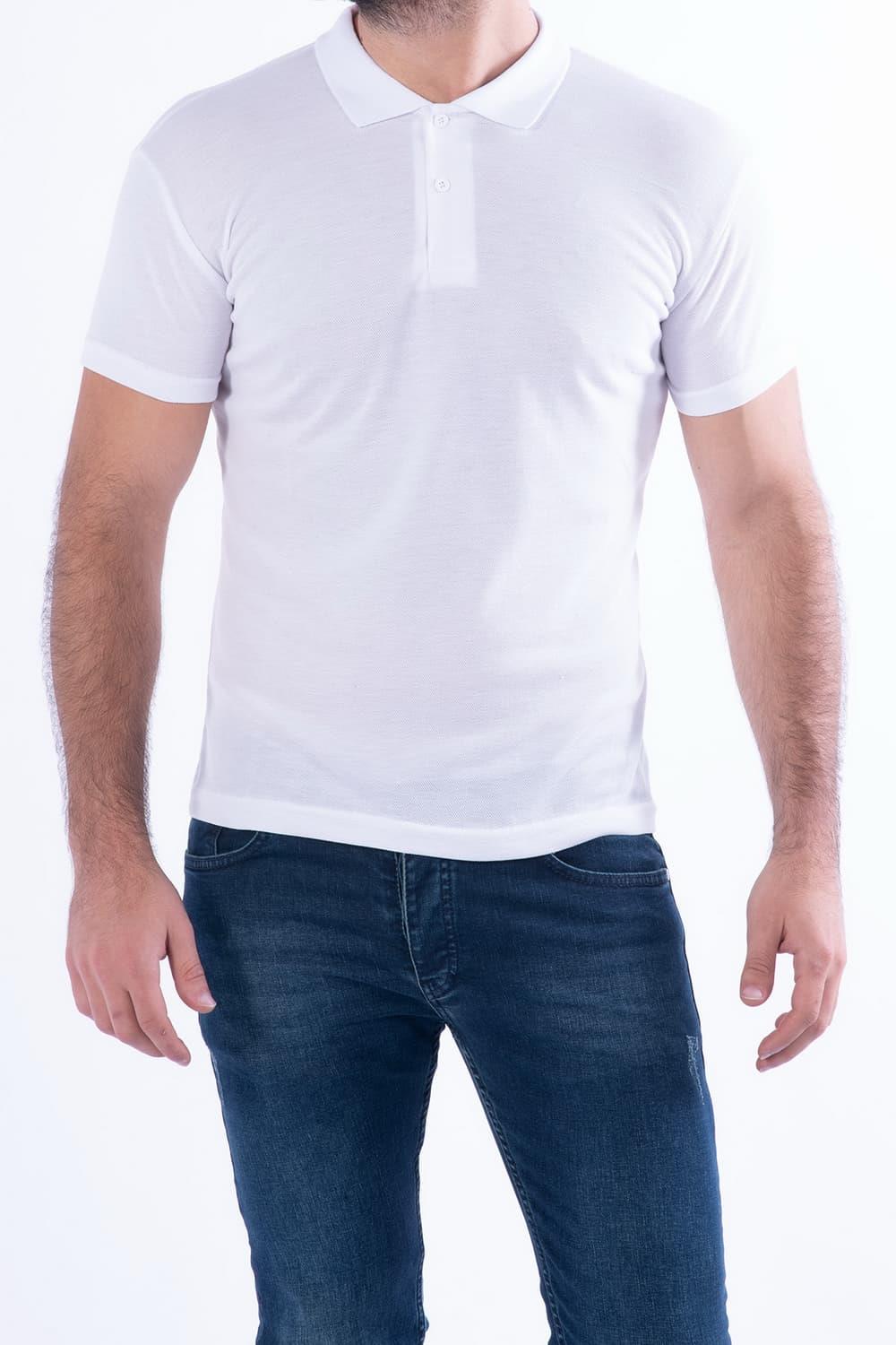 TS 813 Slim Fit Beyaz Spor T-Shirt