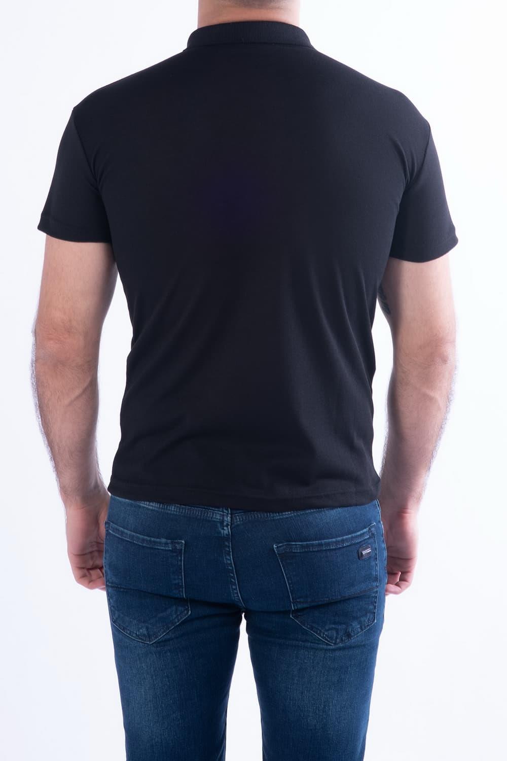 TS 813 Slim Fit Siyah Spor T-Shirt