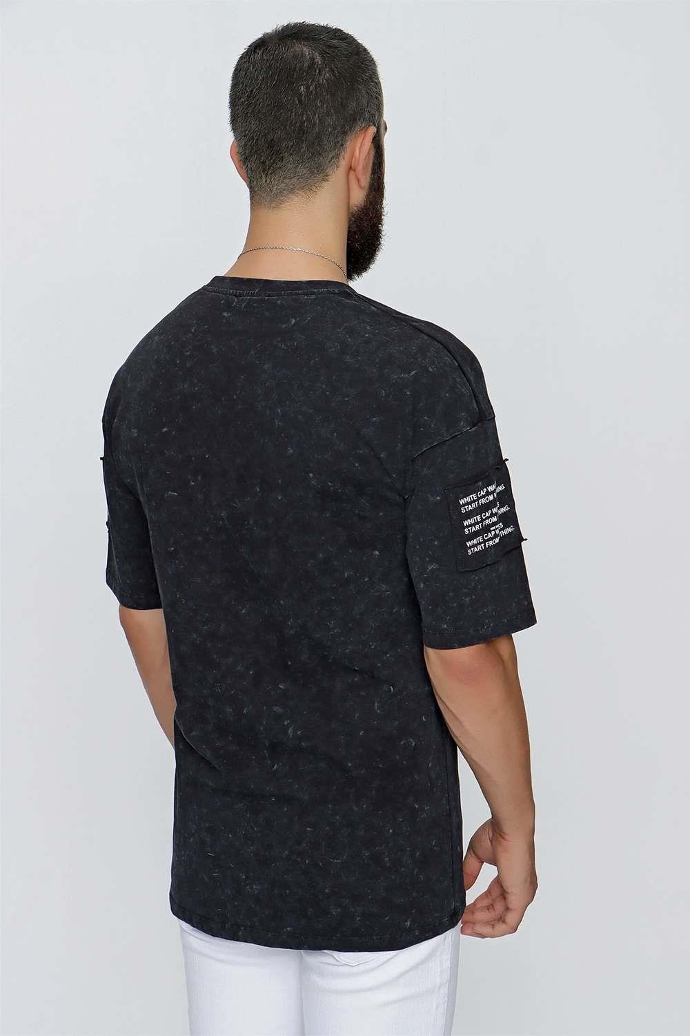 TS 833 Siyah Spor T-Shirt