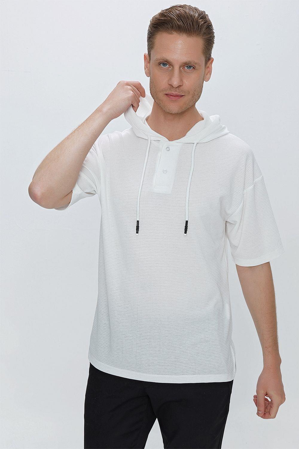 TS 836 Beyaz Spor T-Shirt
