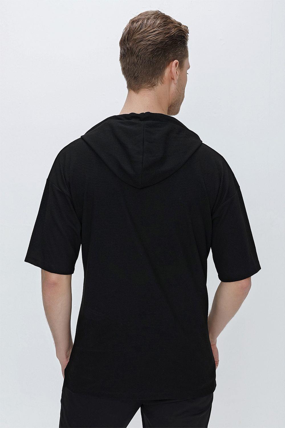 TS 836 Siyah Spor T-Shirt