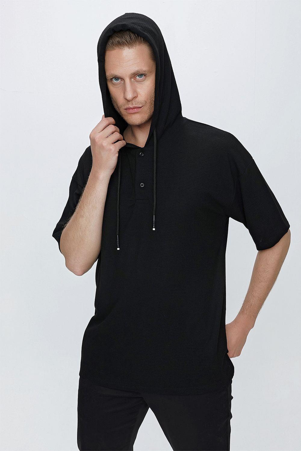 TS 836 Siyah Spor T-Shirt