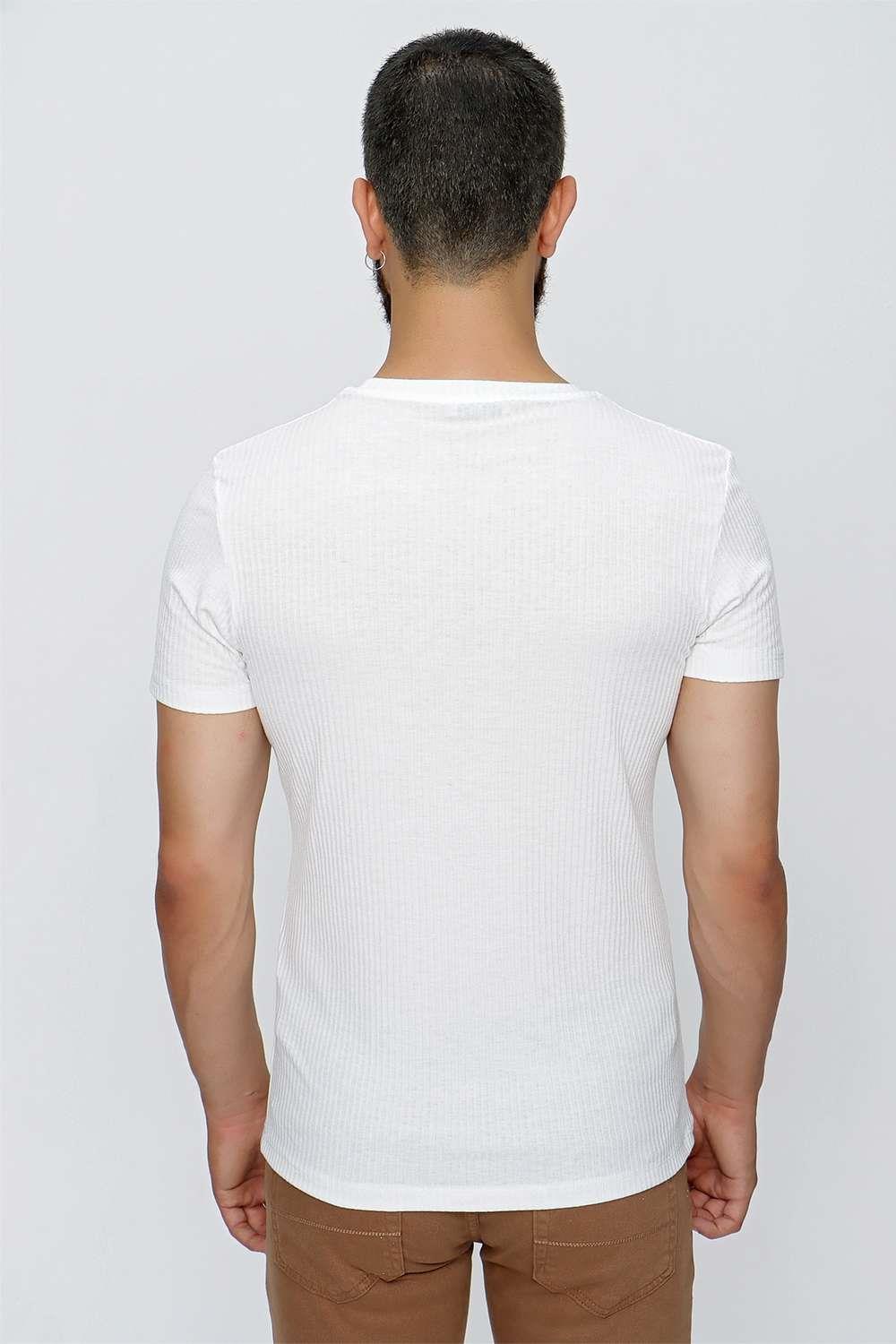 TS 837 Beyaz Spor T-Shirt