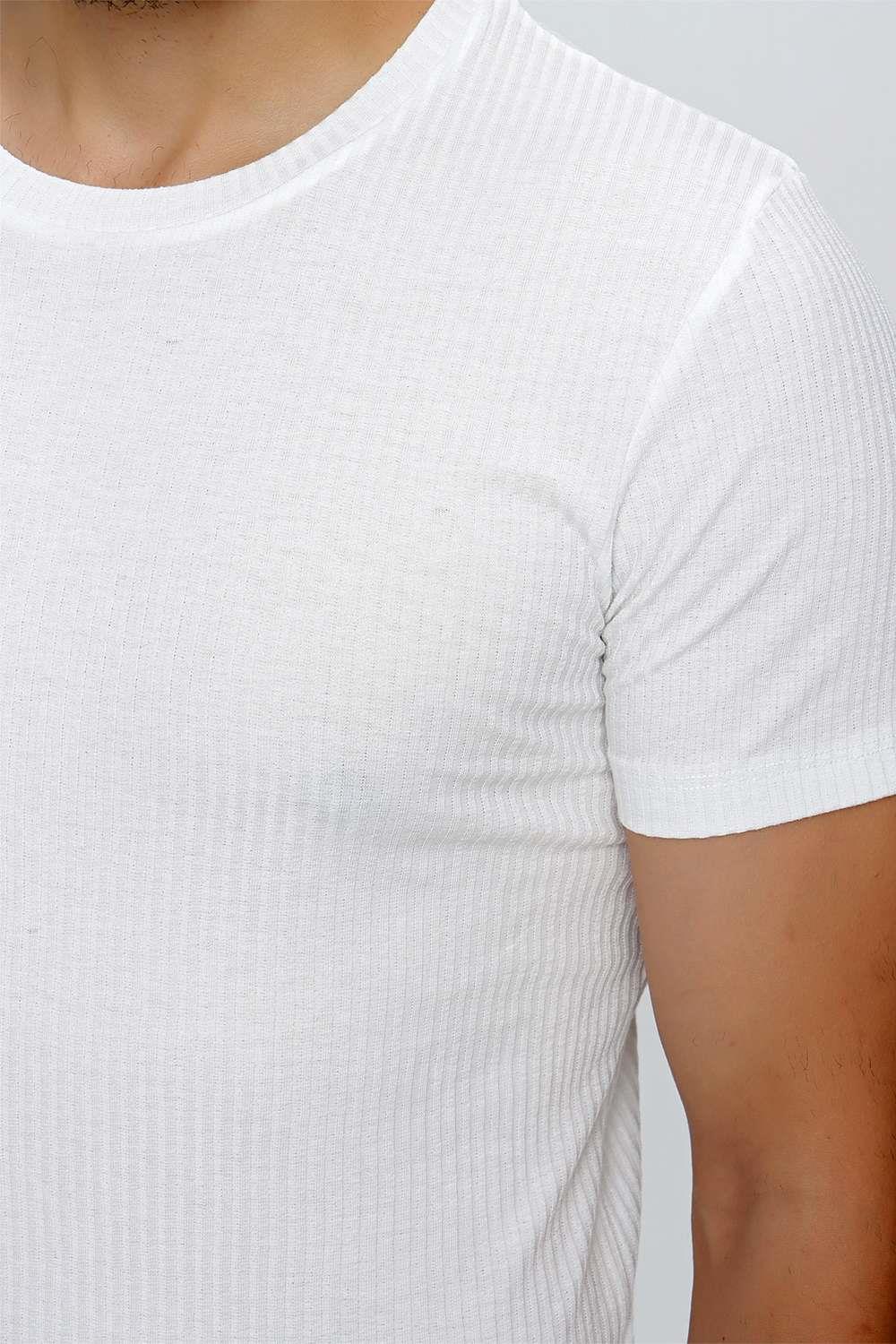 TS 837 Beyaz Spor T-Shirt