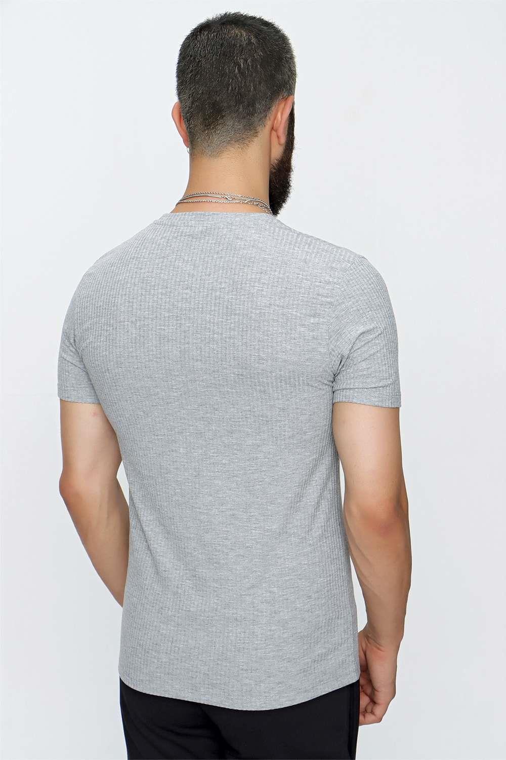 TS 837 Gri Spor T-Shirt