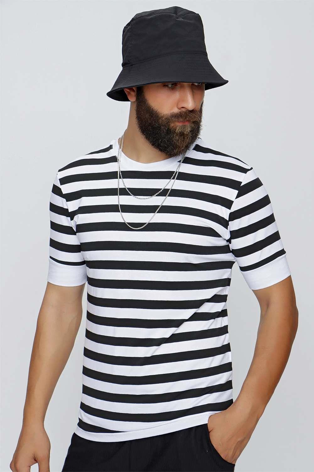 TS 838 Siyah Spor T-Shirt