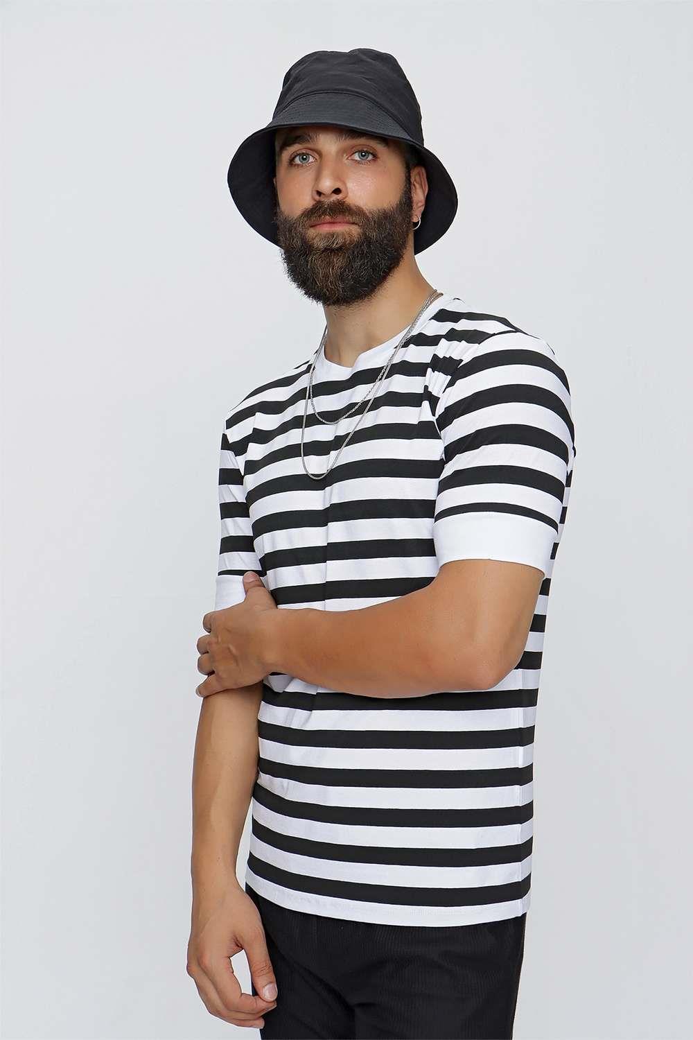 TS 838 Siyah Spor T-Shirt