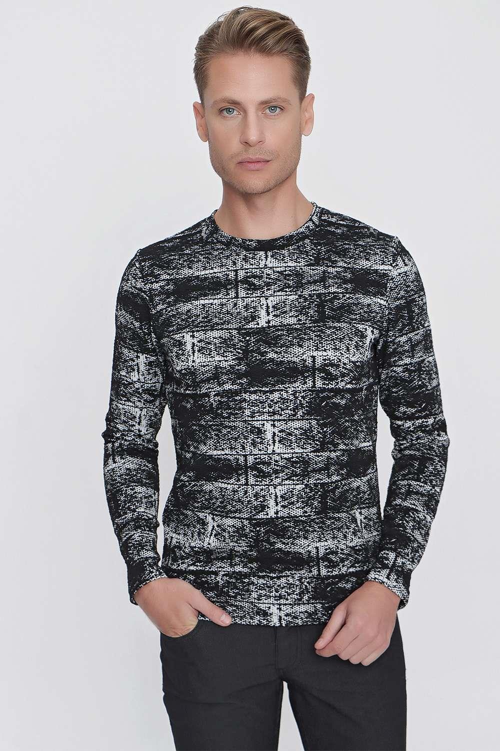 TS 839 Siyah Spor T-Shirt