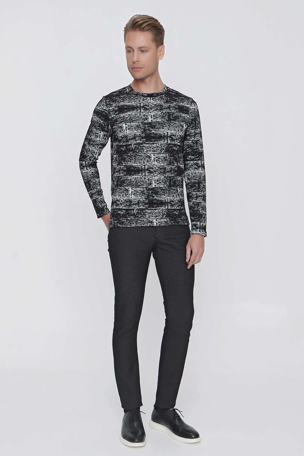 TS 839 Siyah Spor T-Shirt