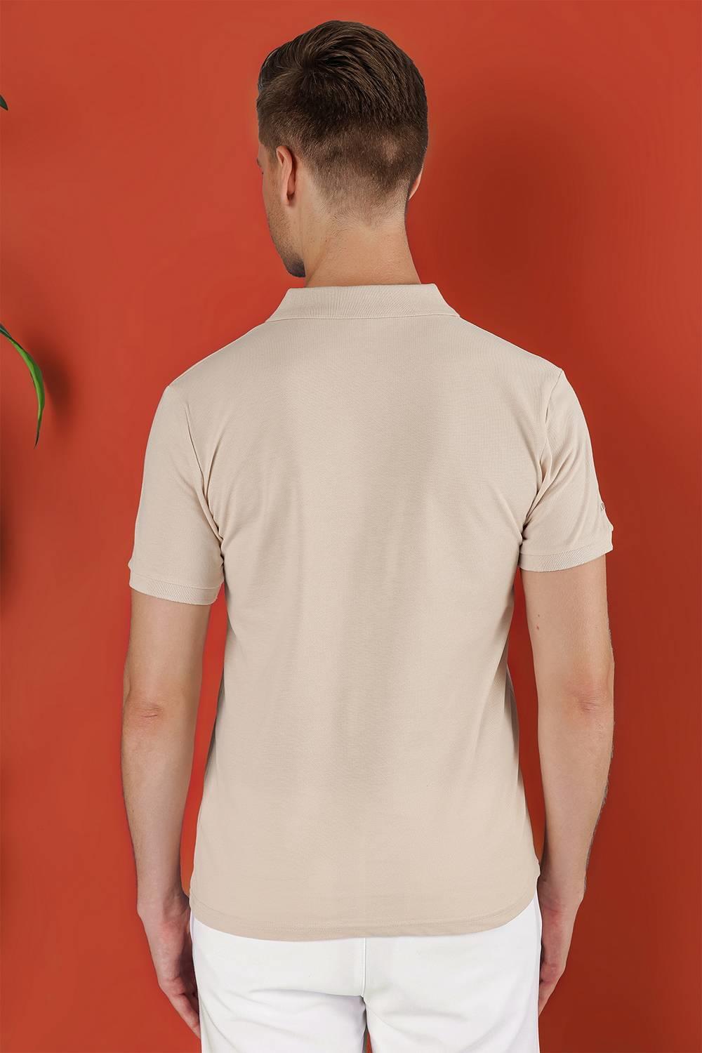 TS 845 Bej Spor T-Shirt