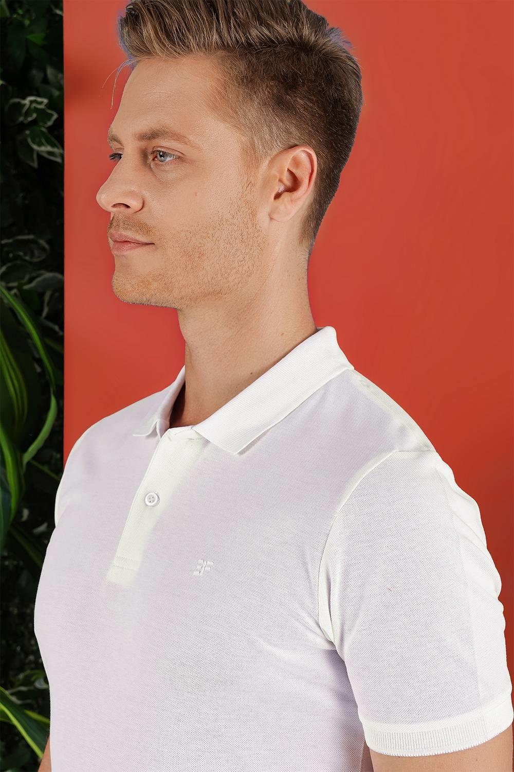 TS 845 Beyaz Spor T-Shirt