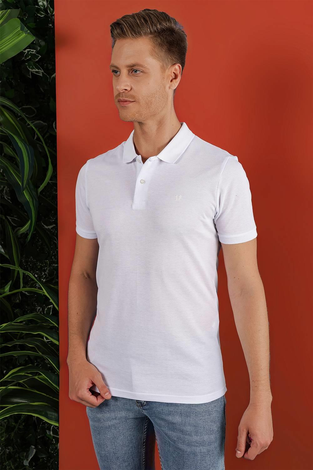 TS 845 Beyaz Spor T-Shirt