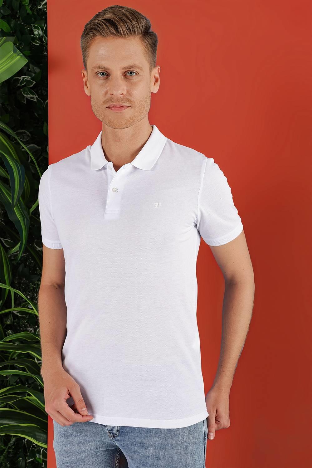 TS 845 Beyaz Spor T-Shirt