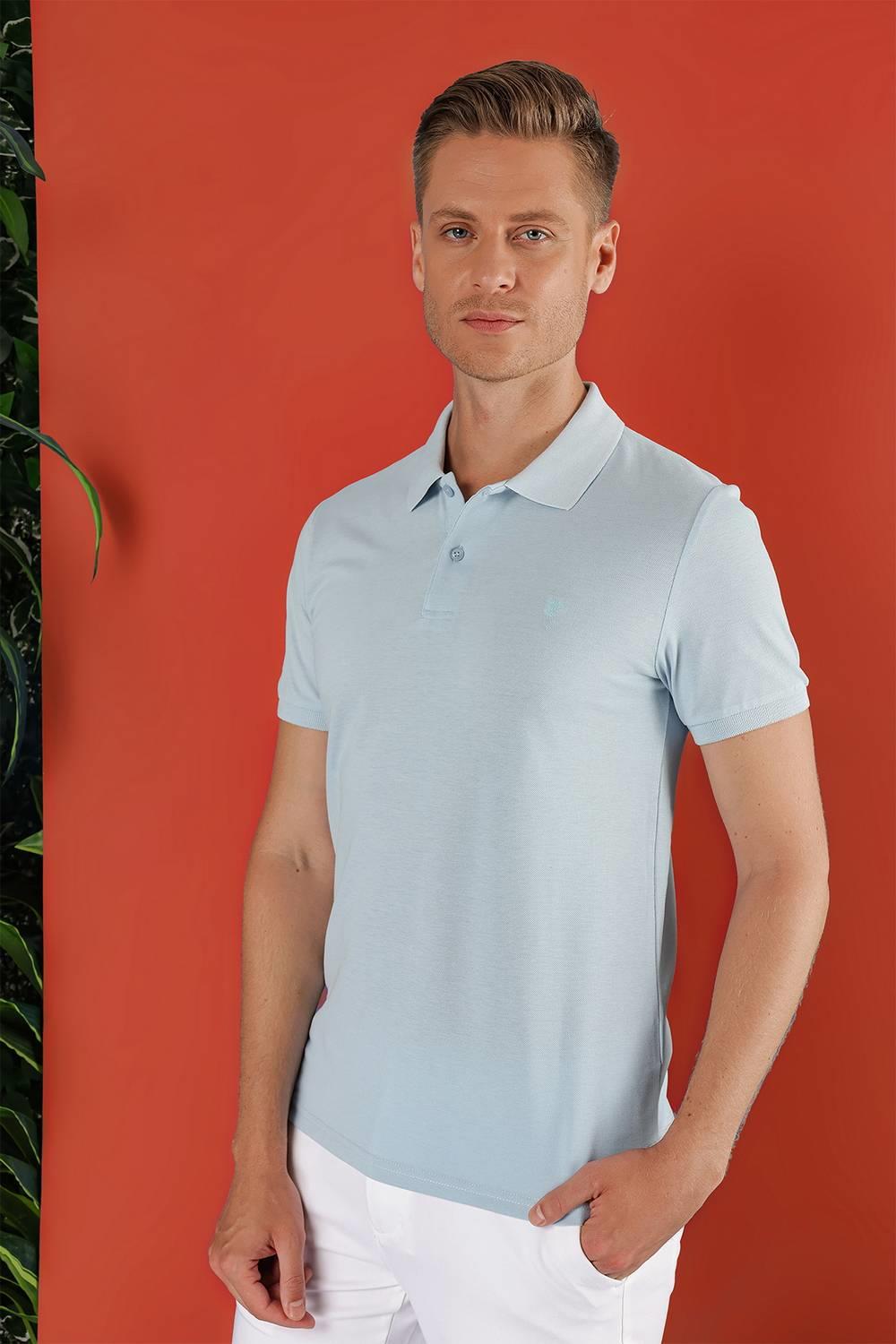 TS 845 Mavi Spor T-Shirt