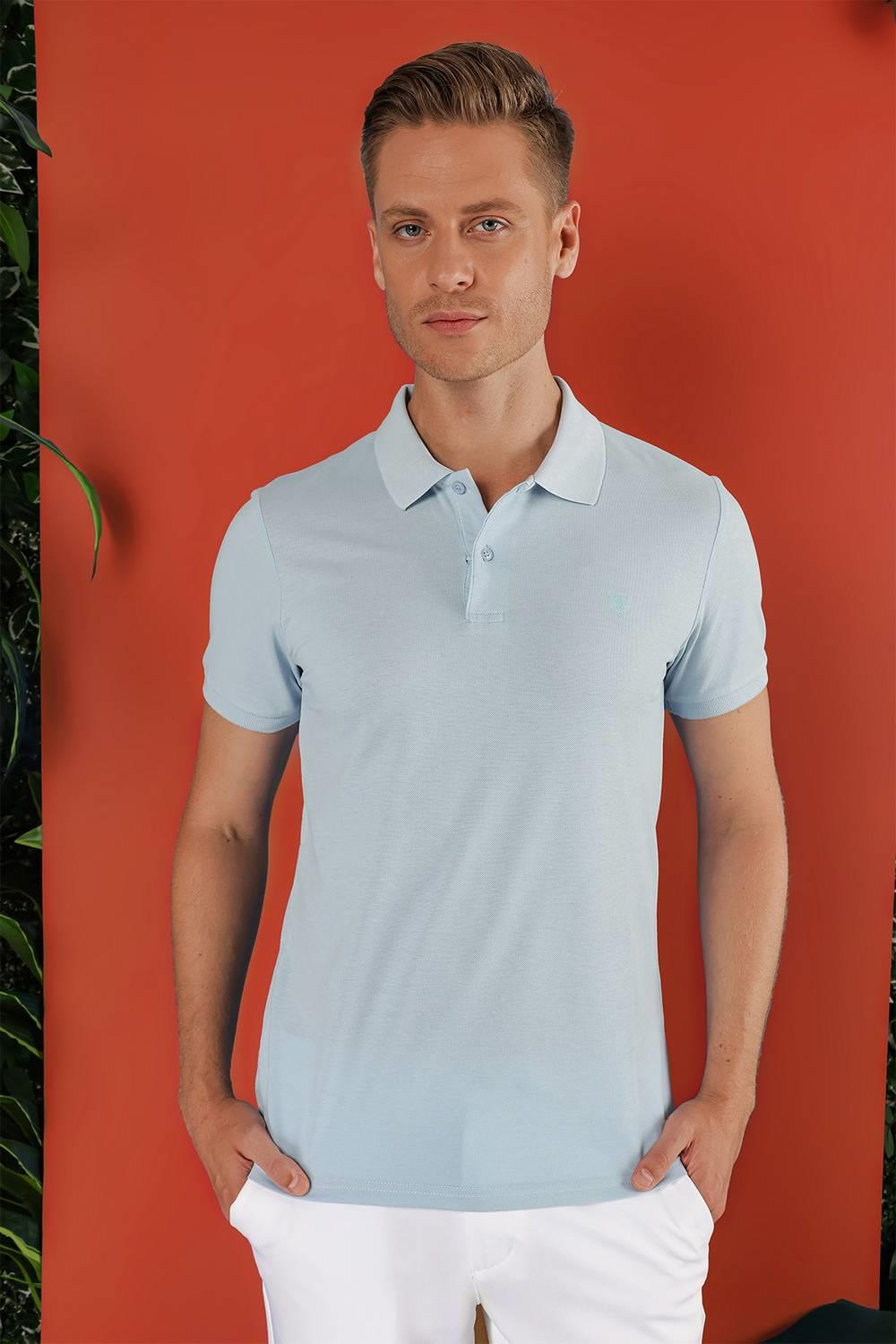 TS 845 Mavi Spor T-Shirt