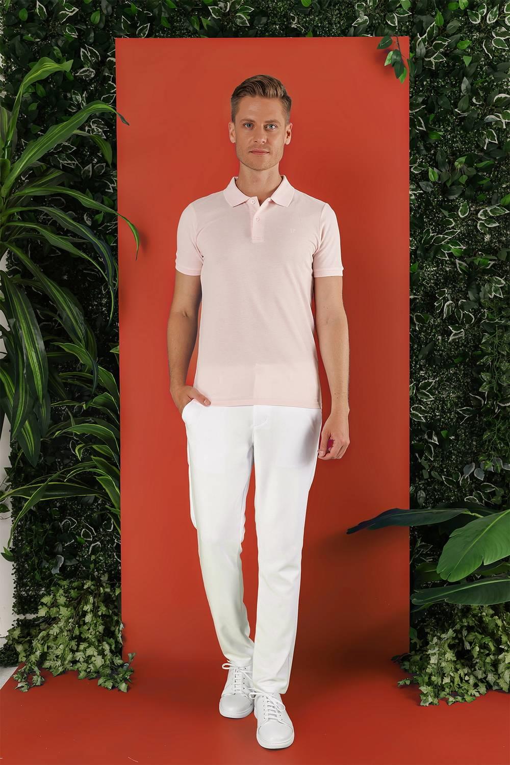 TS 845 Pembe Spor T-Shirt