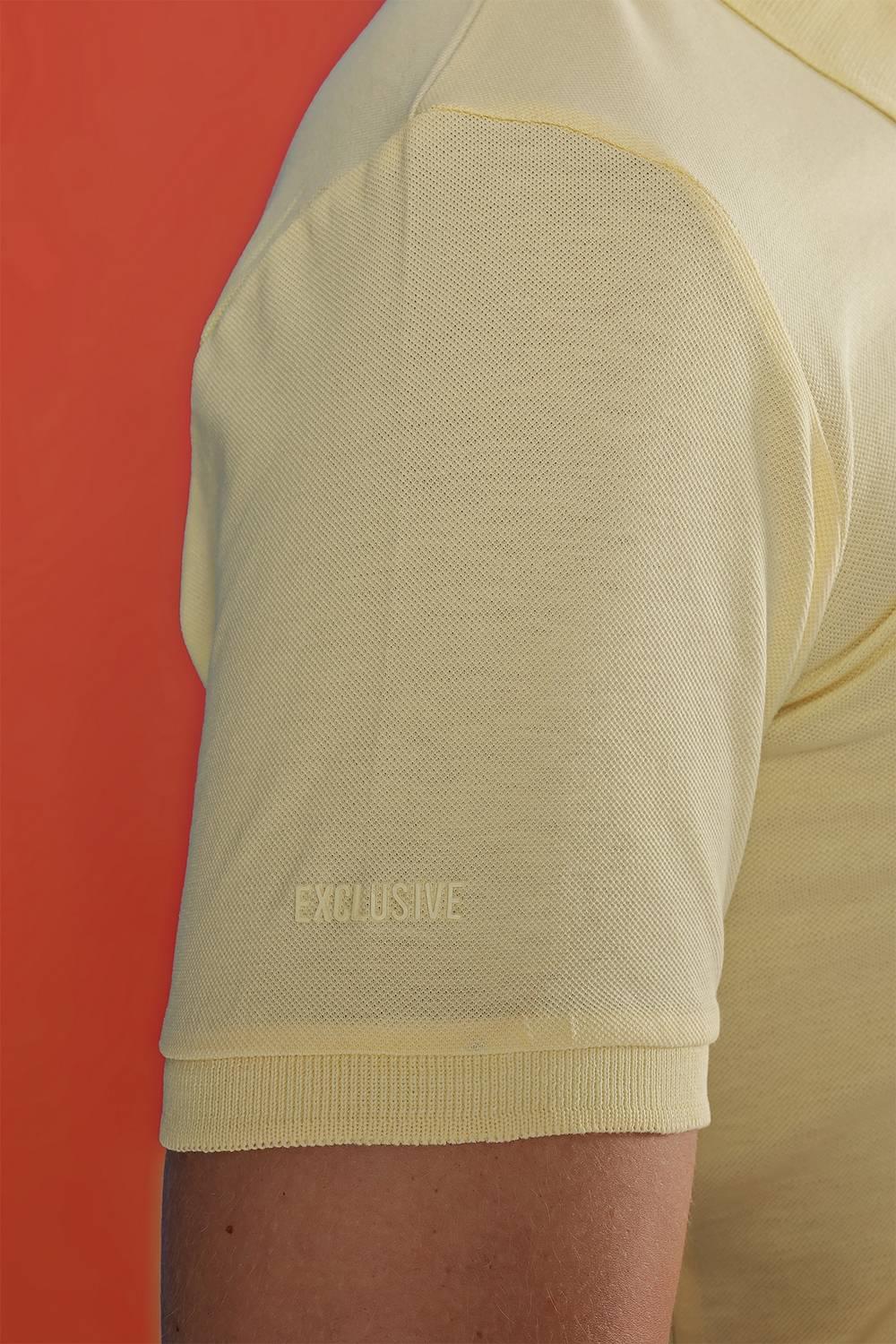 TS 845 Sarı Spor T-Shirt