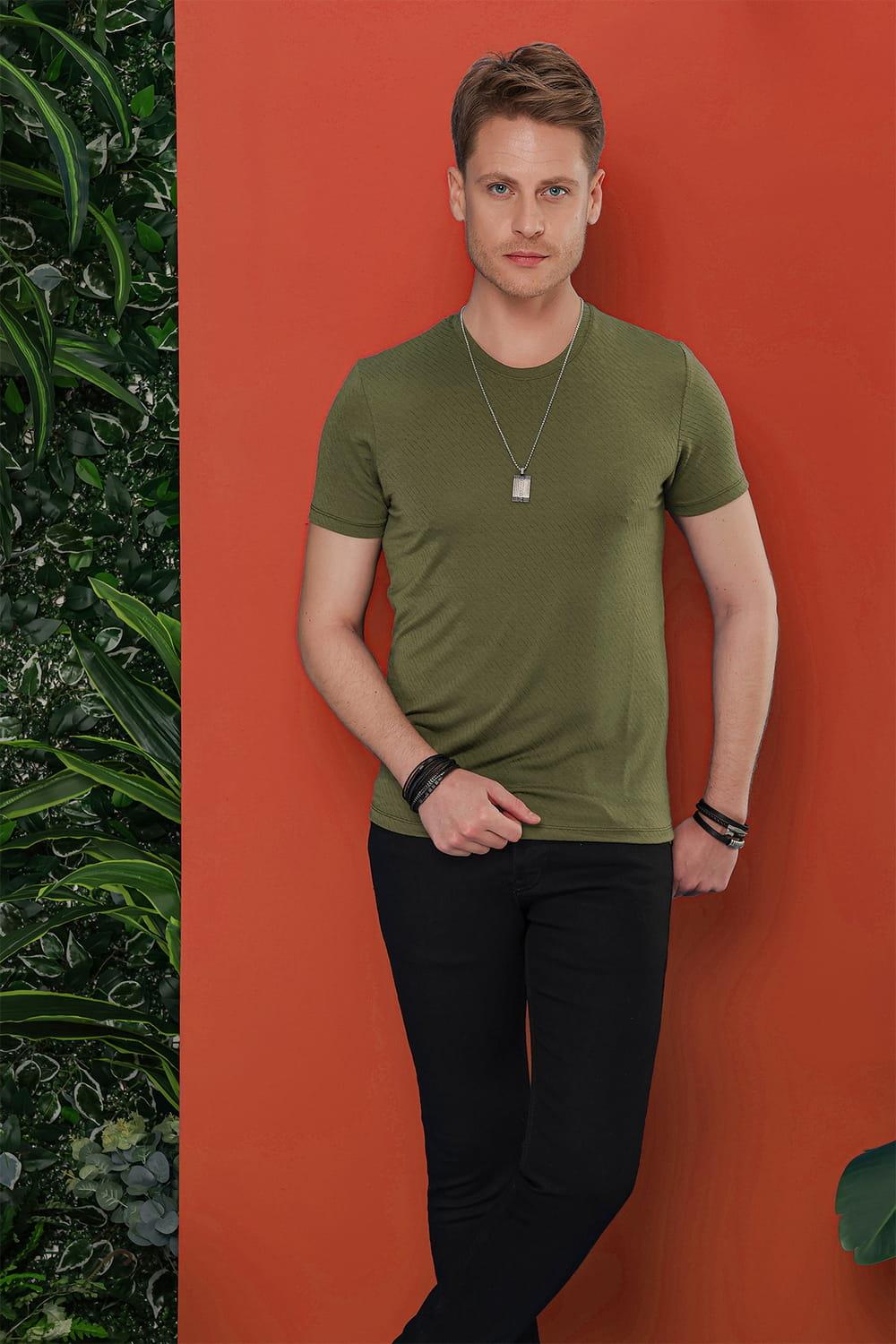 TS 846 Haki Spor T-Shirt