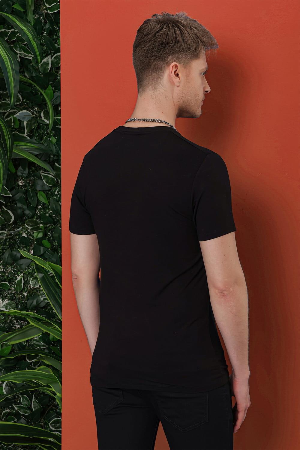 TS 847 Siyah Spor T-Shirt