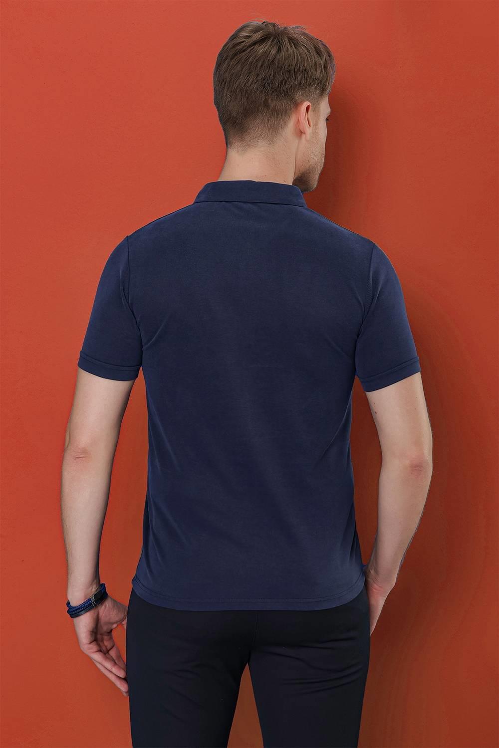 TS 848 Lacivert Spor T-Shirt