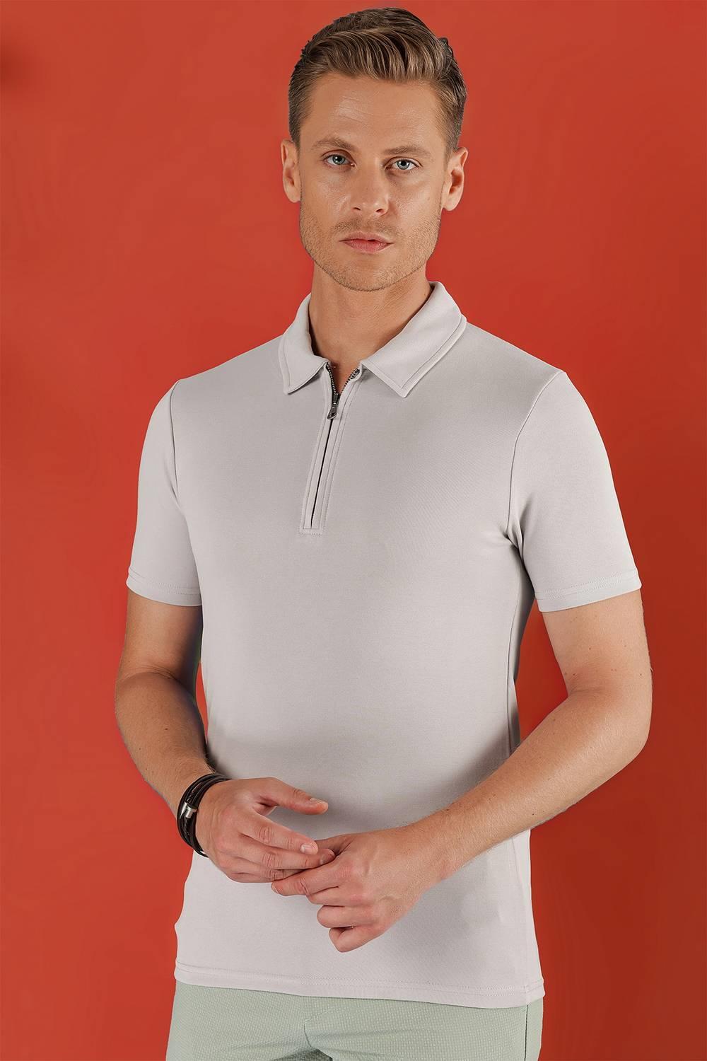 TS 850 Gri Spor T-Shirt